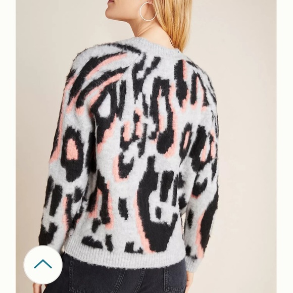 Anthropologie Gisella Cheetah Sweater, Small, Like new! - Picture 5 of 5